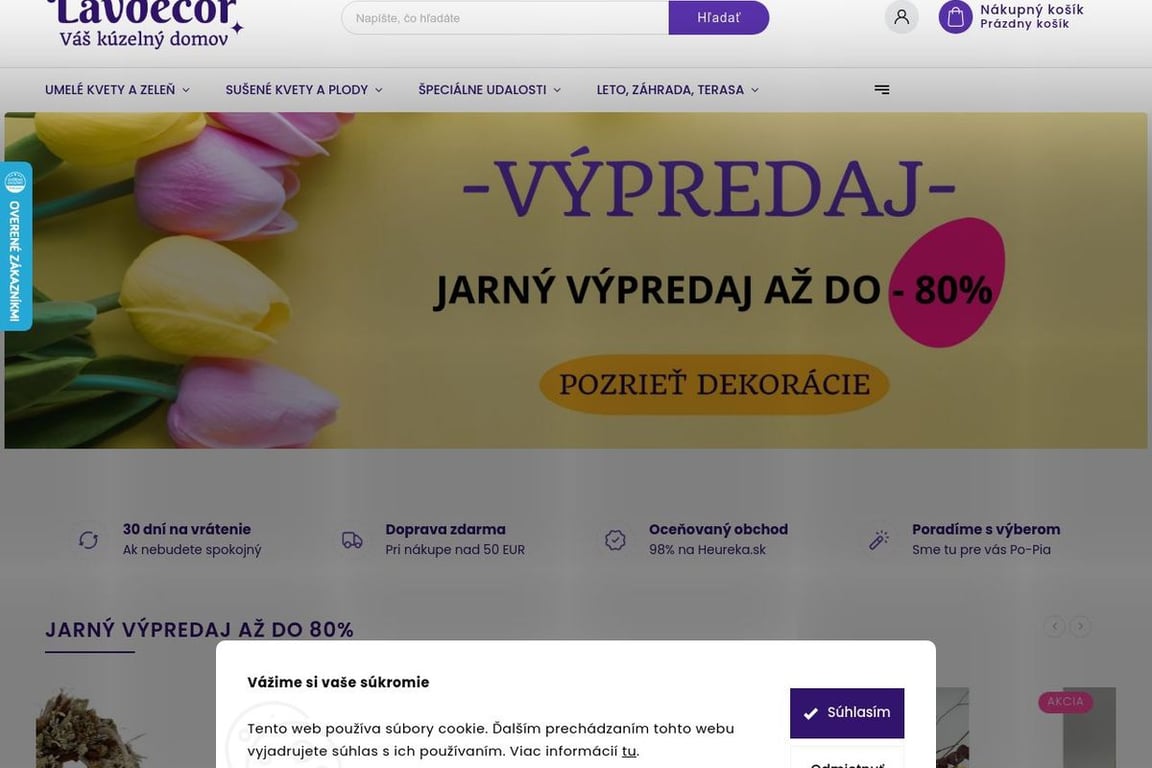 Lavdecor homepage