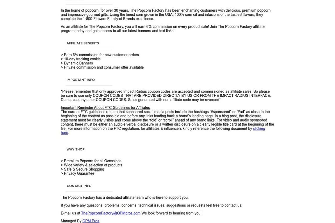 The Popcorn Factory Affiliate Program Everything You Need to Know (2024)