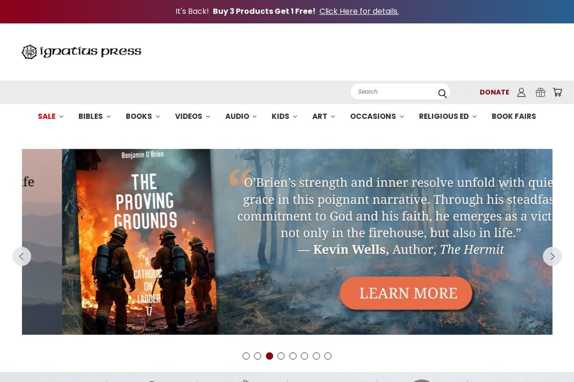 Ignatius Press homepage