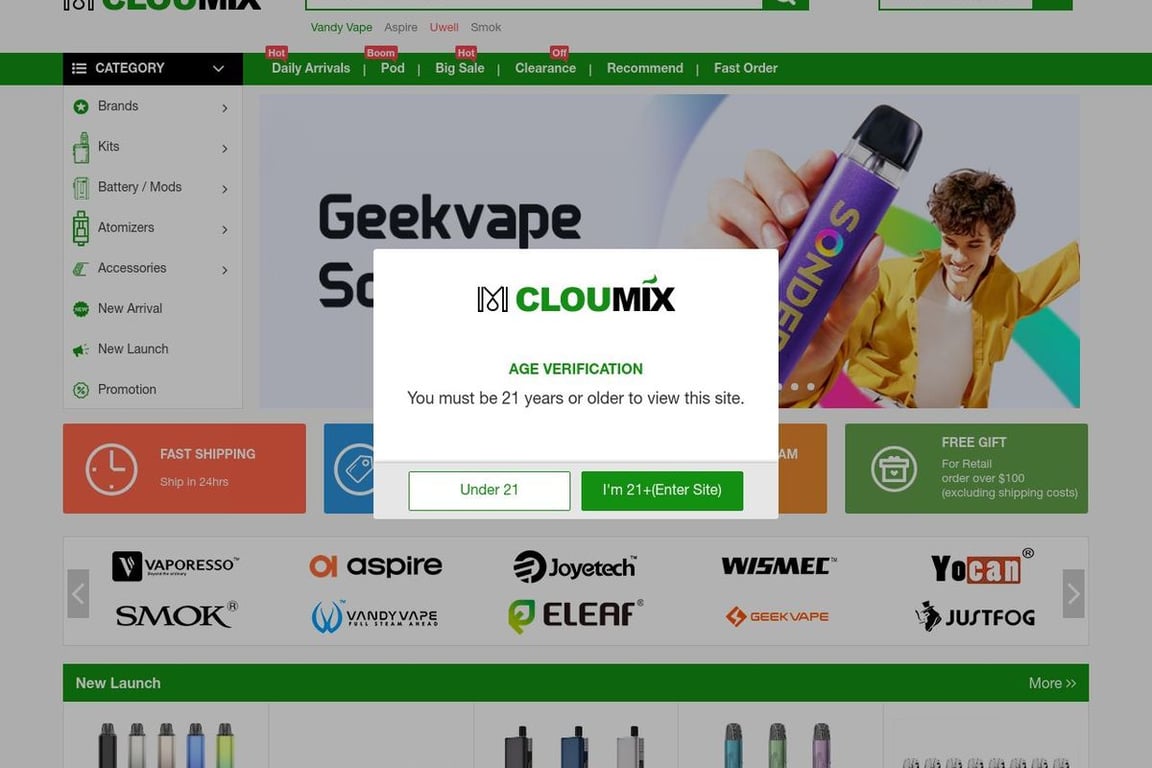 Cloumix homepage