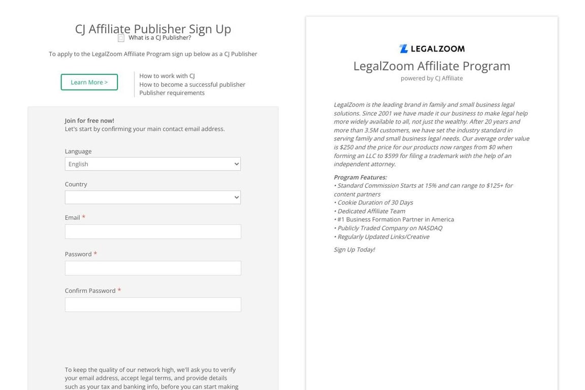 LegalZoom Affiliate Program Everything You Need to Know (2024)