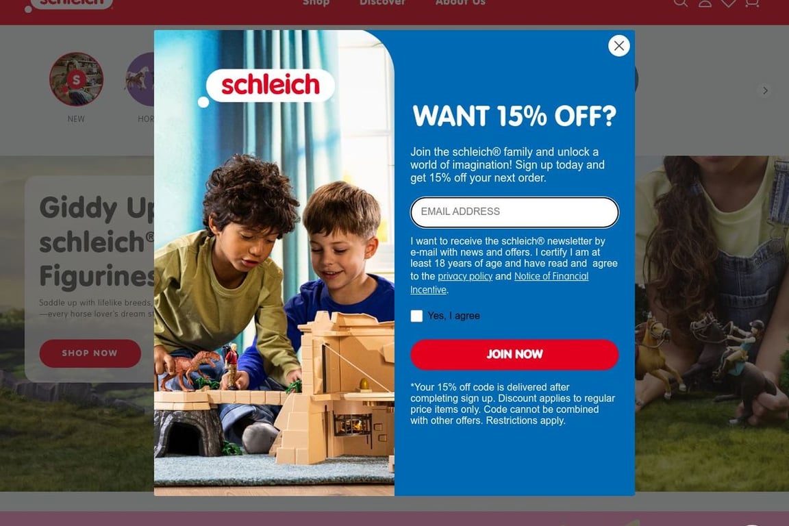 Schleich FR homepage