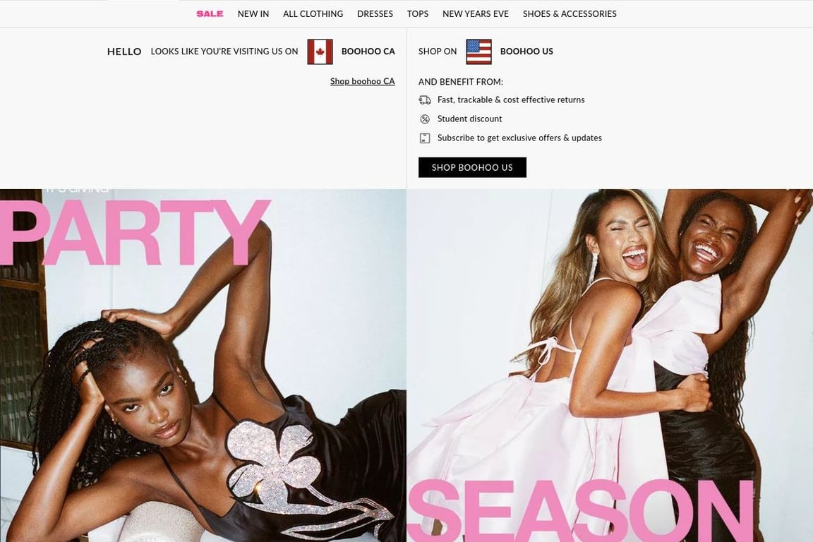 boohoo US & CA Discounts and Cash Back for Everyone