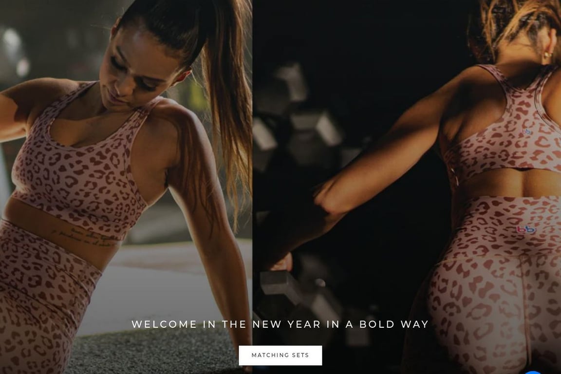 BoldBody Apparel homepage
