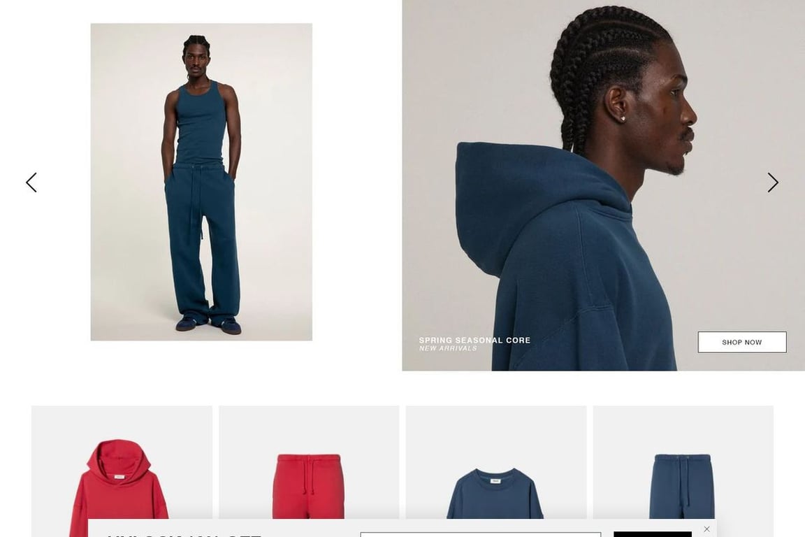 Elwood Clothing homepage