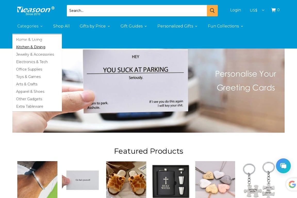 Veasoon Industrial Co, LTD homepage