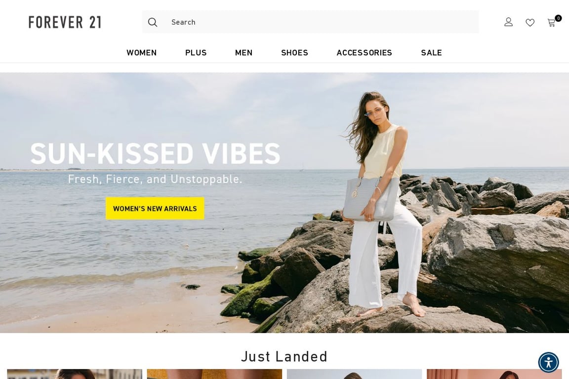 Urban Outfitter homepage