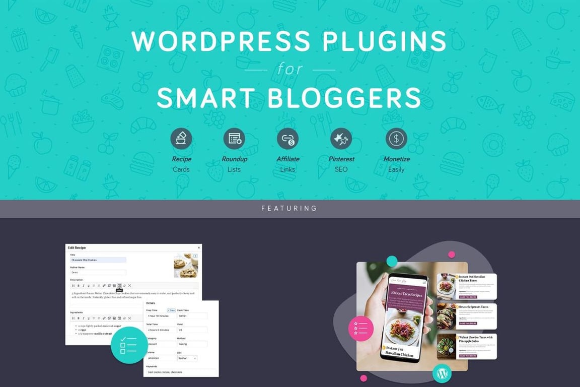 WP Tasty homepage