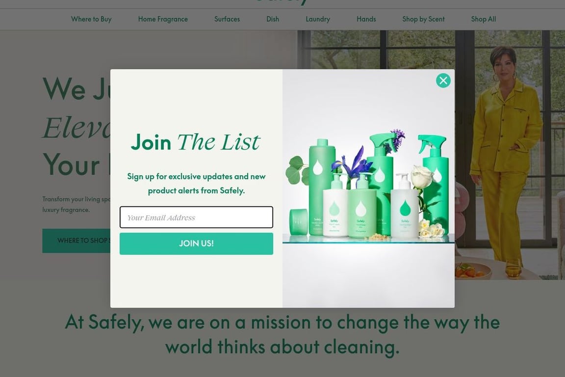 Safely homepage