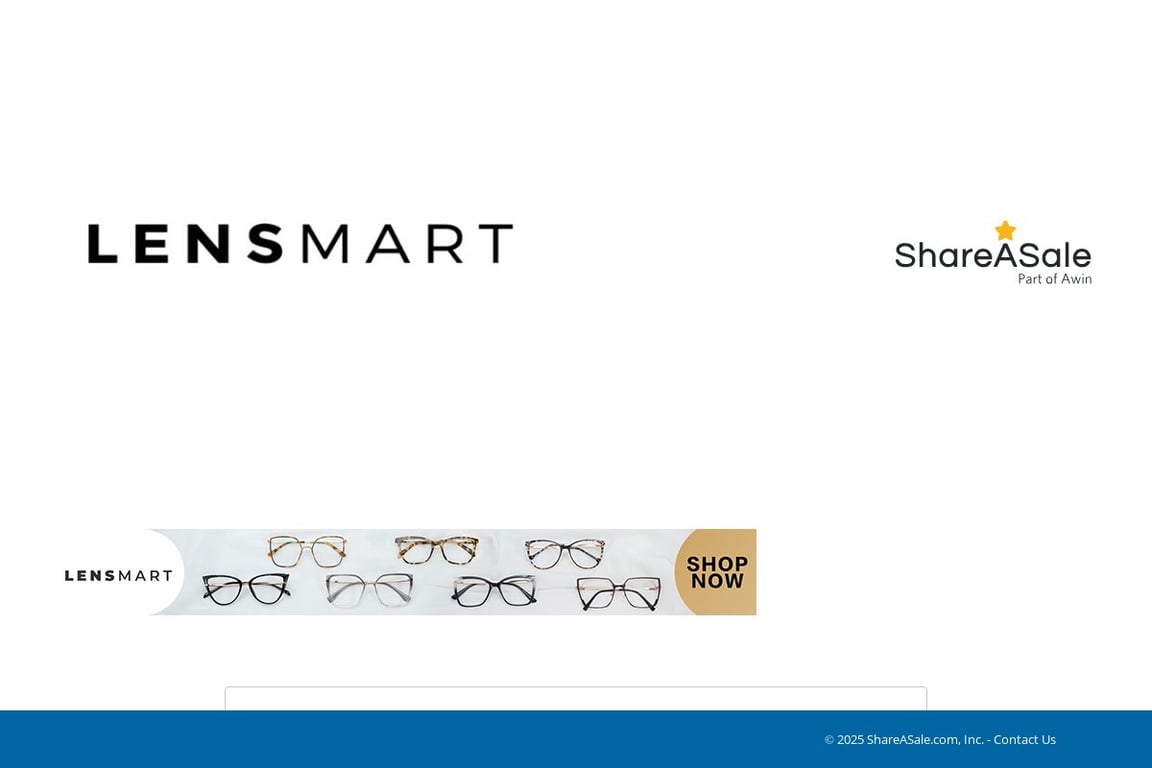 Lensmart affiliate program signup page