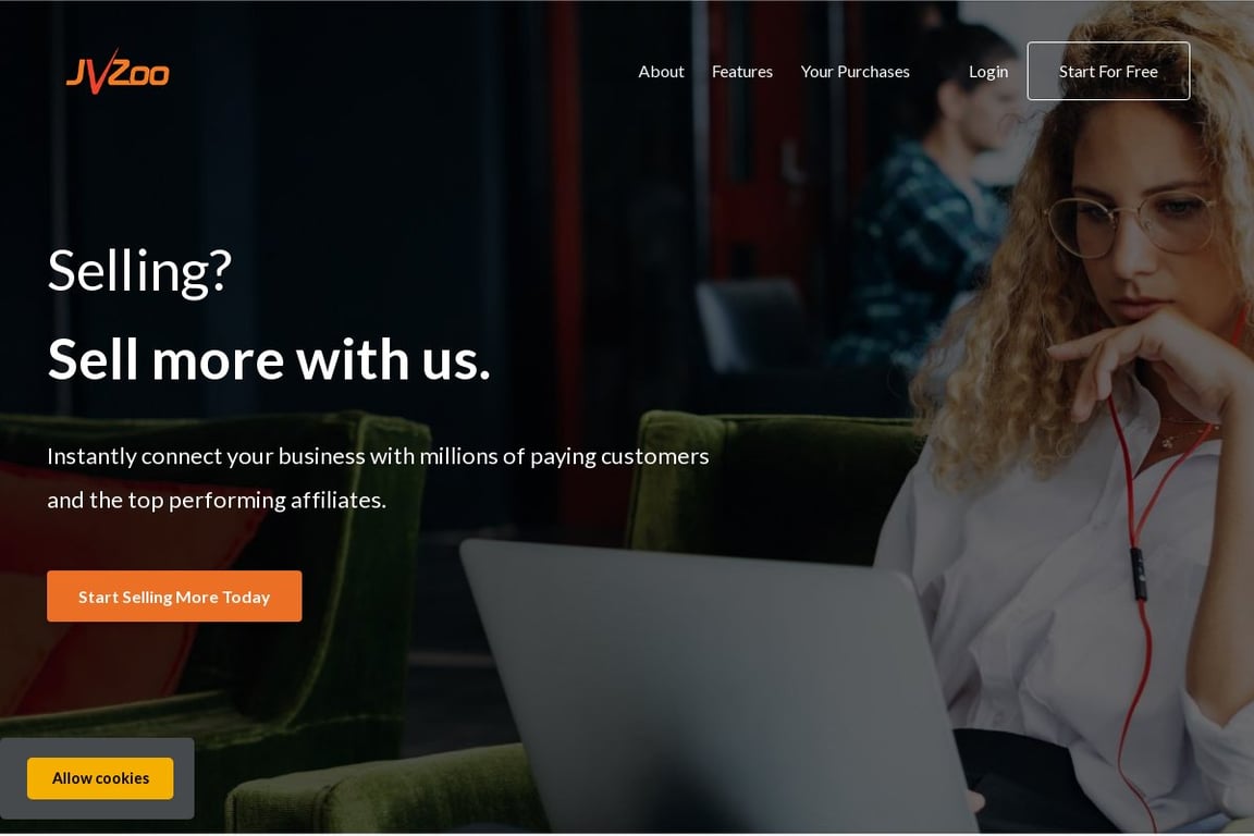 JVZoo homepage