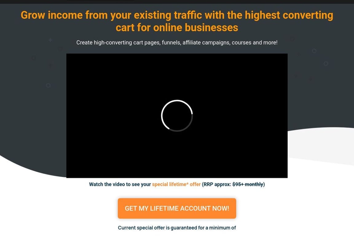 ThriveCart homepage