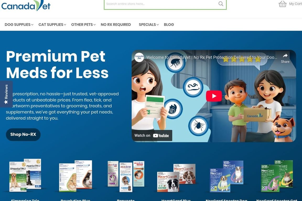 CanadaVet homepage