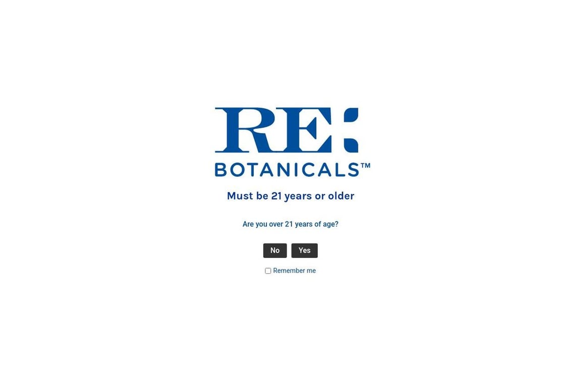 RE Botanicals homepage