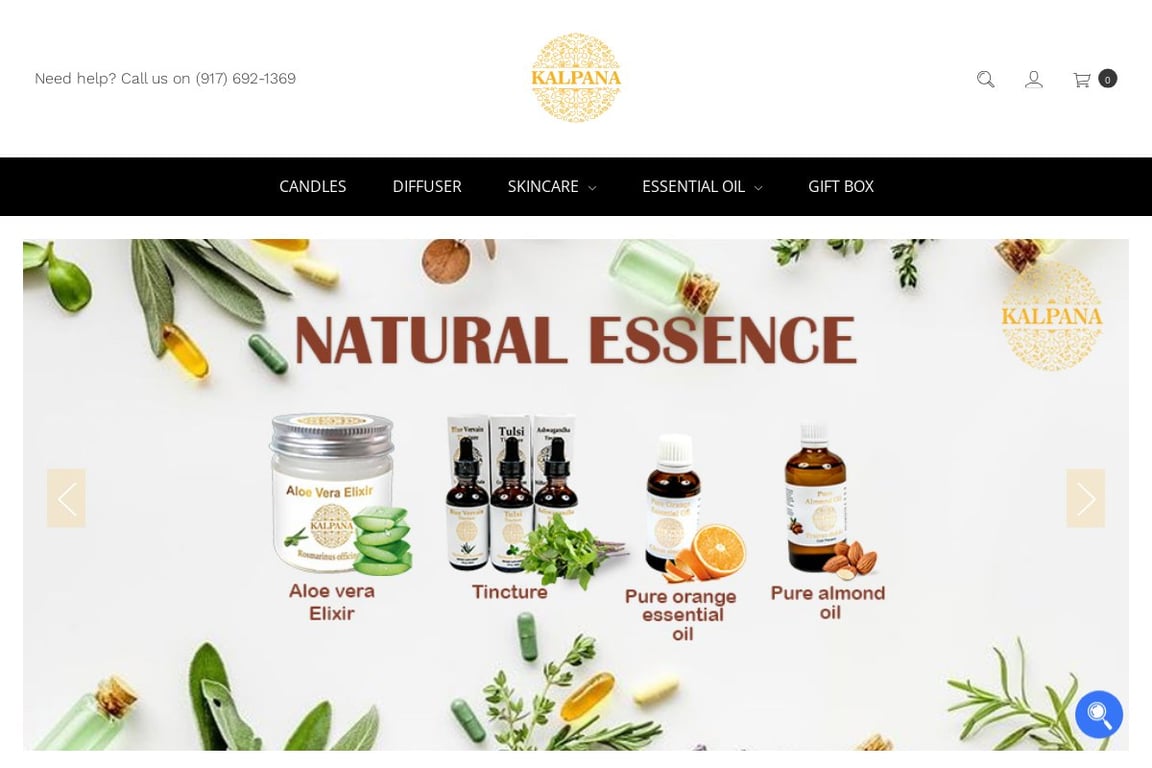 Kalpana NYC homepage