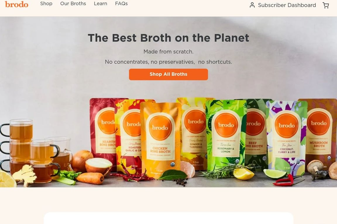 Brodo homepage