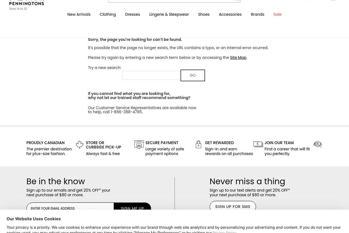 Penningtons Preferred affiliate program signup page