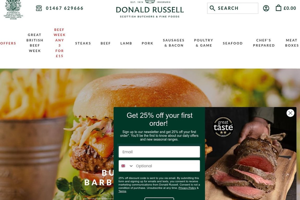 Donald Russell UK homepage