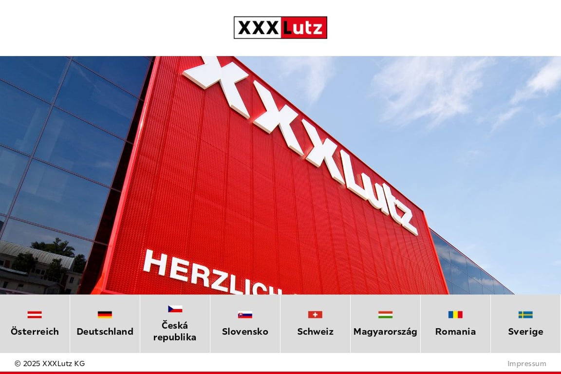 XXXLutz homepage