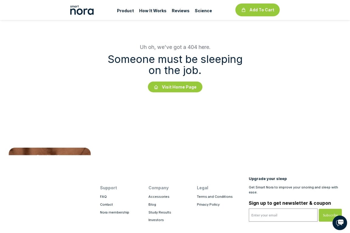 Smart Nora affiliate program signup page
