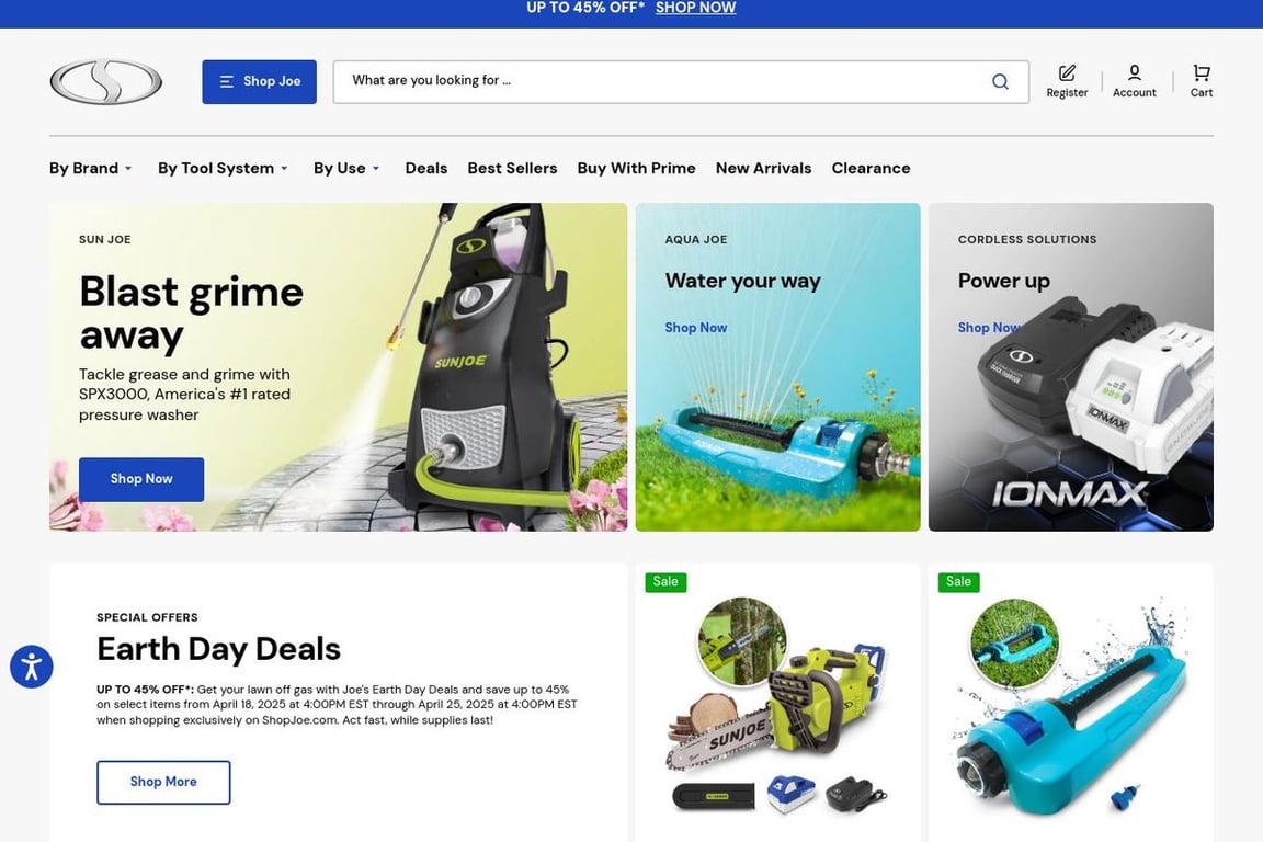 Snow Joe, LLC homepage