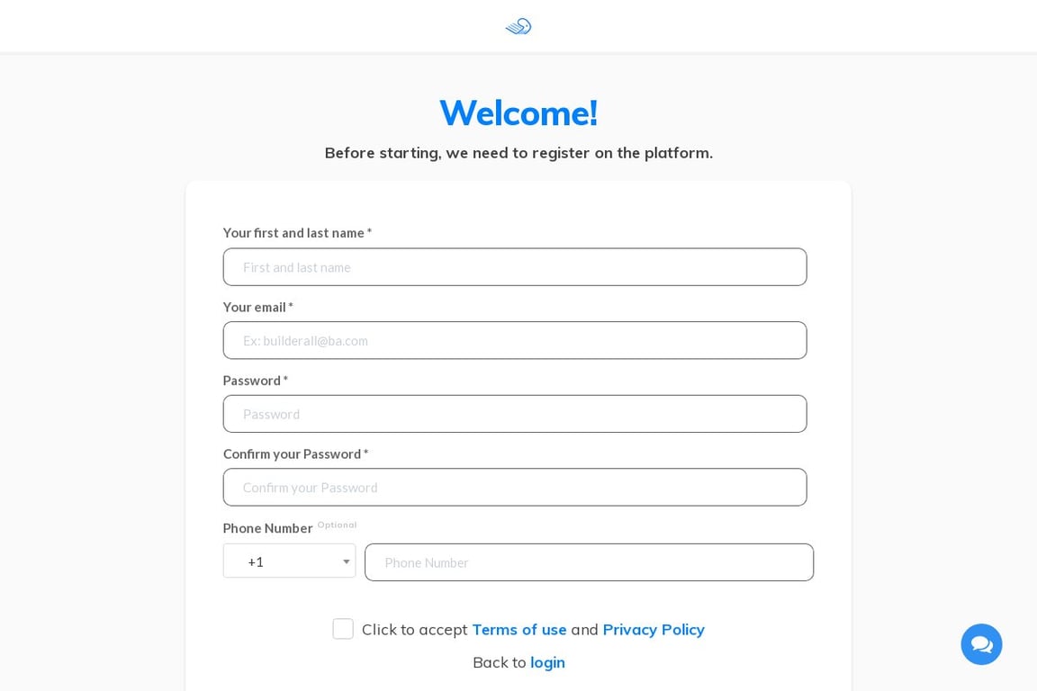 Builderall affiliate program signup page