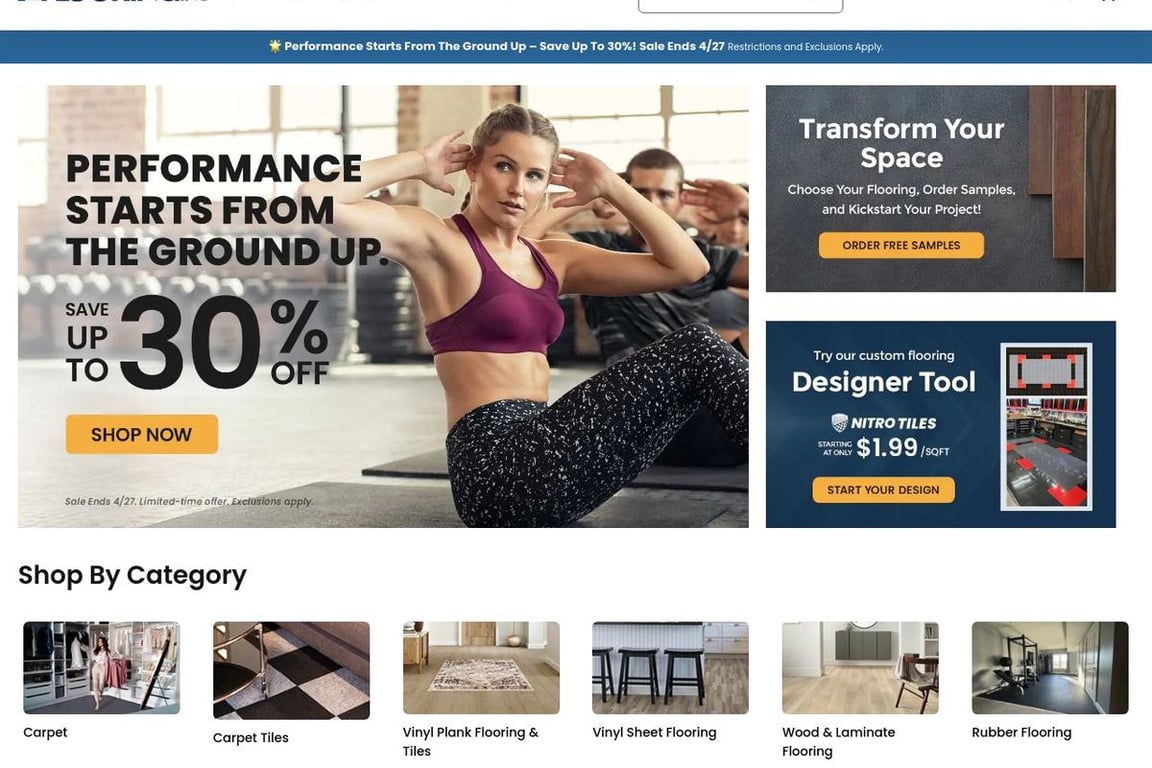 FlooringInc.com homepage