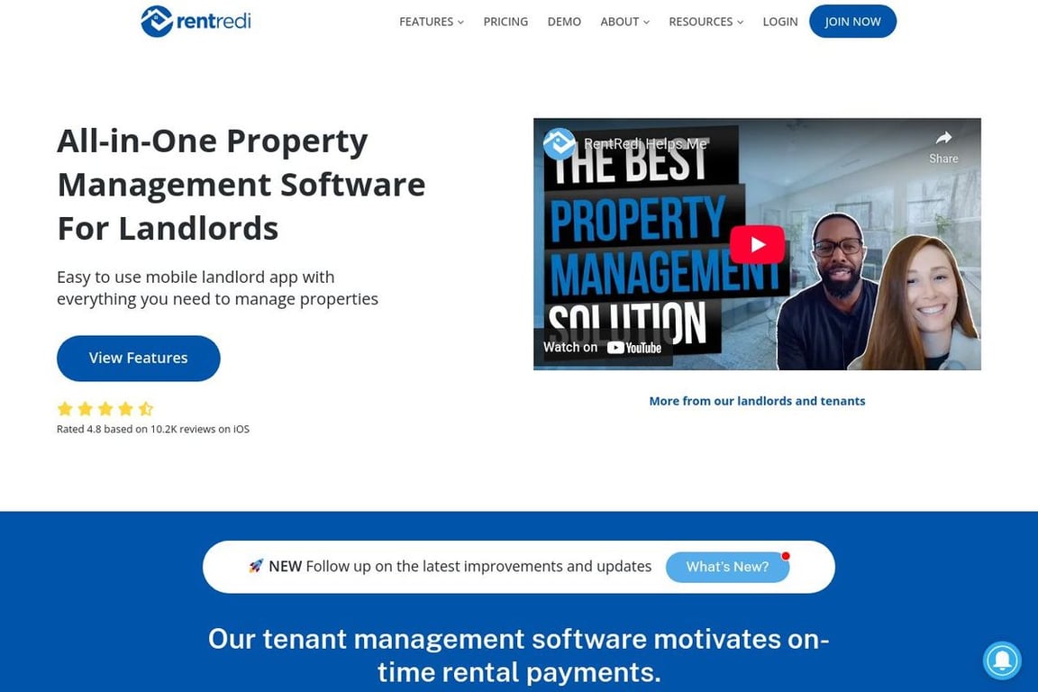 RentRedi Inc. homepage