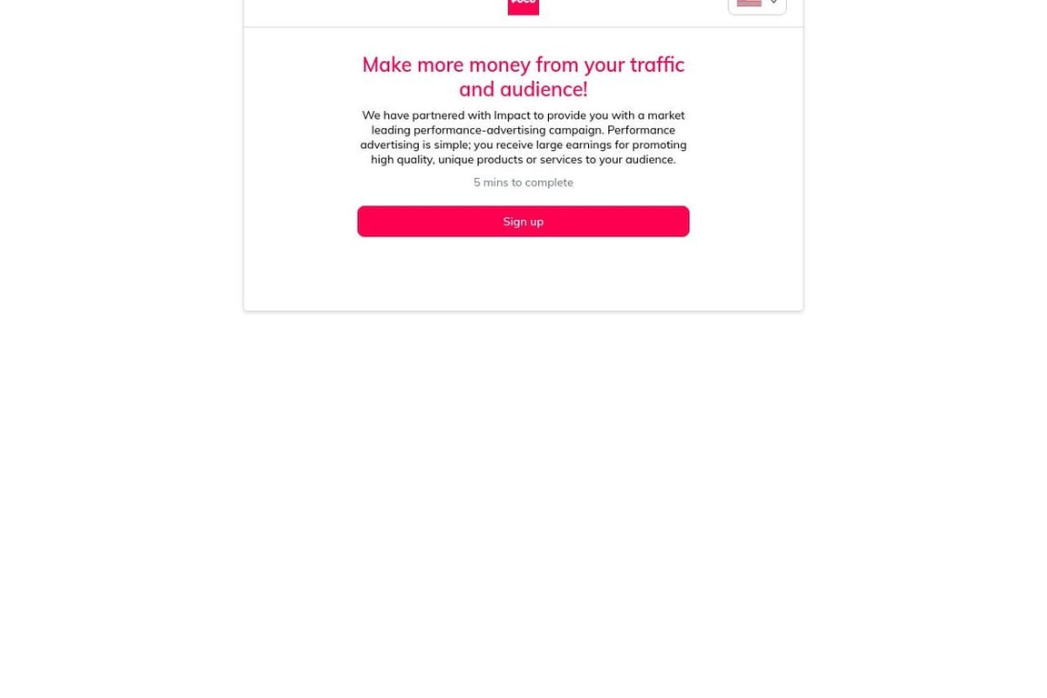 FOCO affiliate program signup page