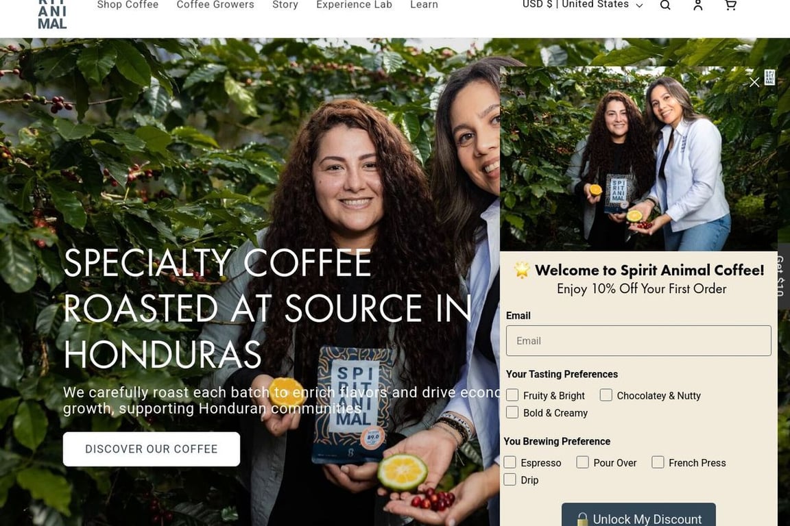 SPIRIT ANIMAL COFFEE, LLC homepage