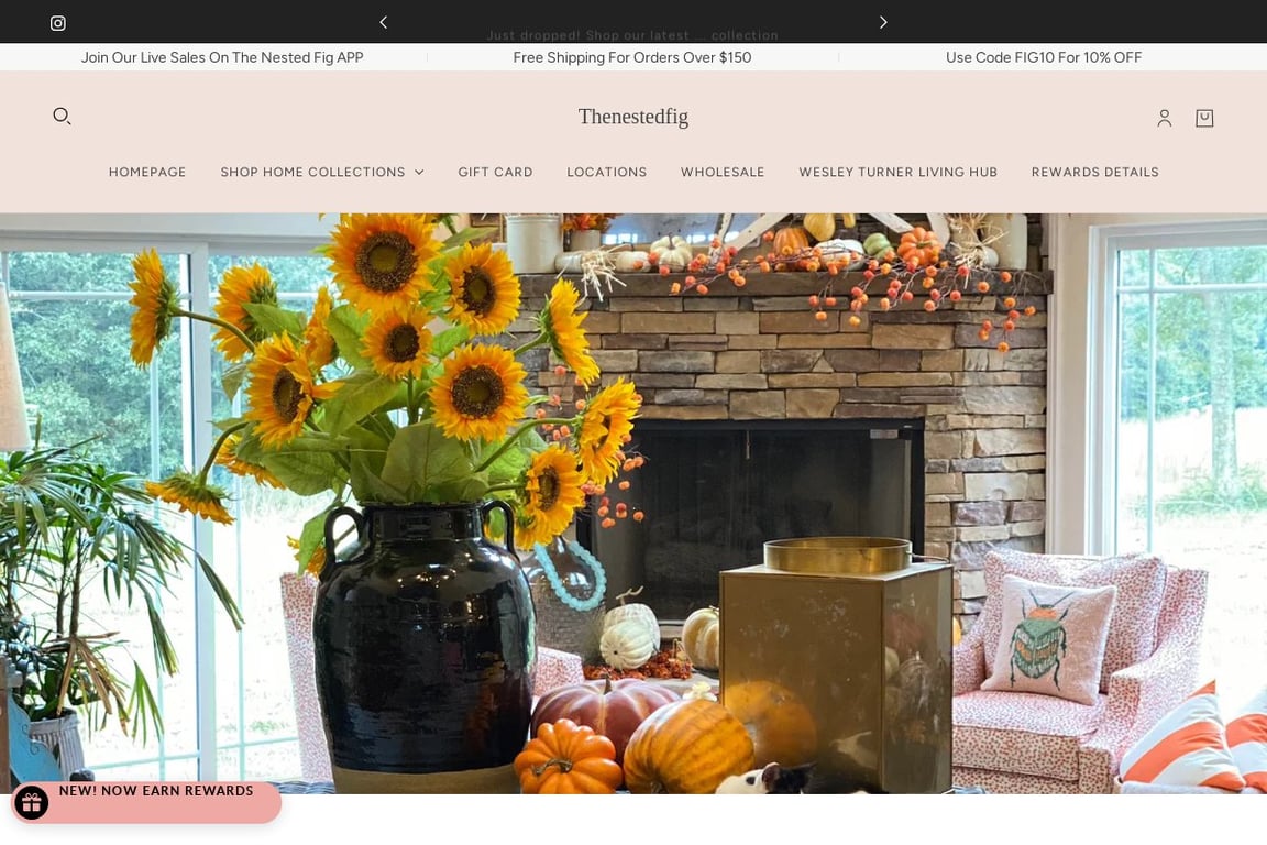 The Nested Fig homepage