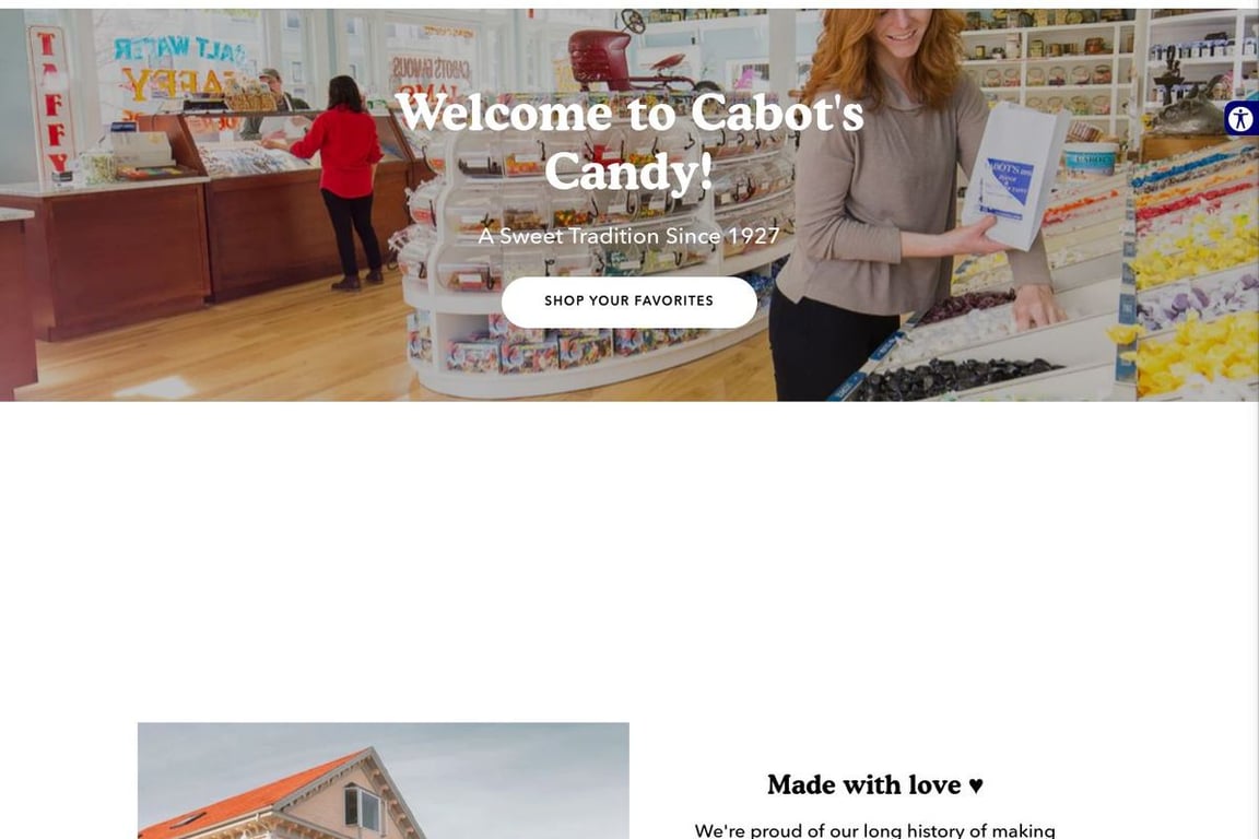 Cabot’s Candy homepage