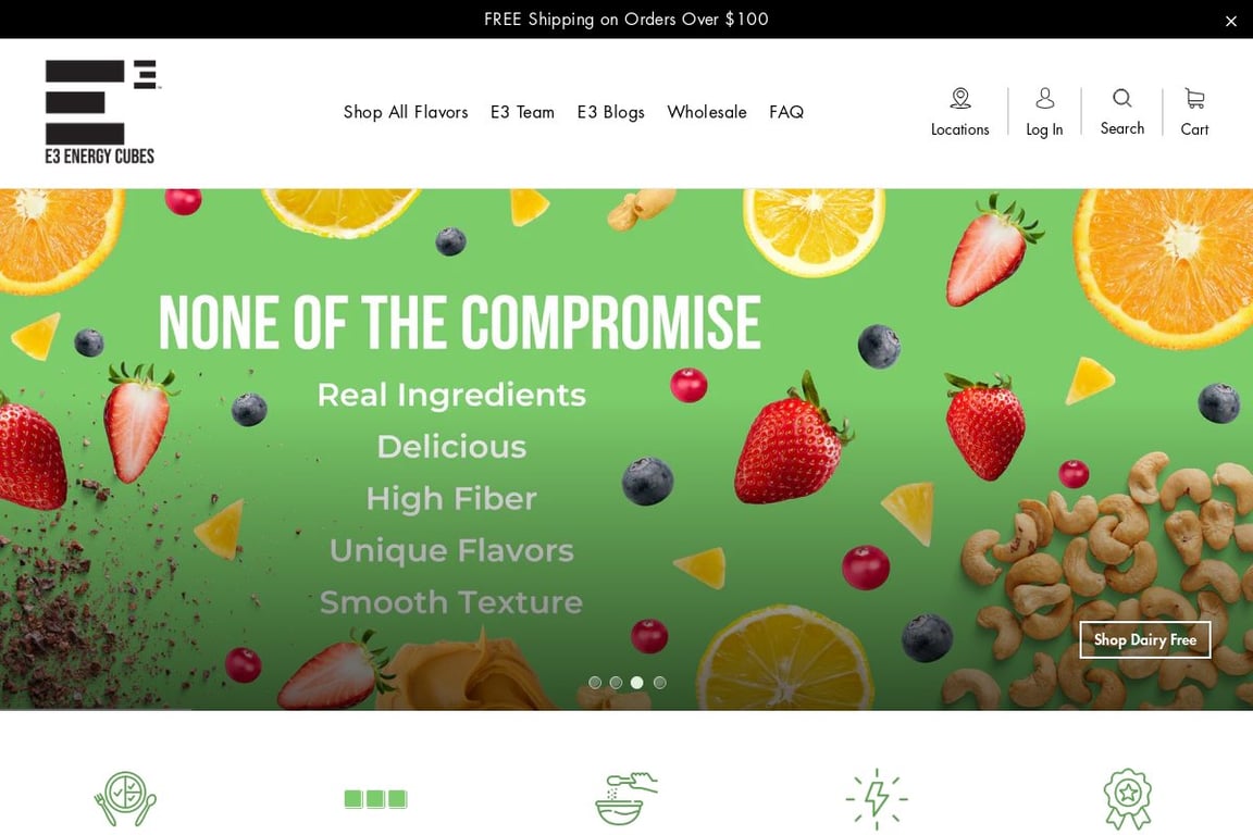 E3 Foods Affiliate Program homepage