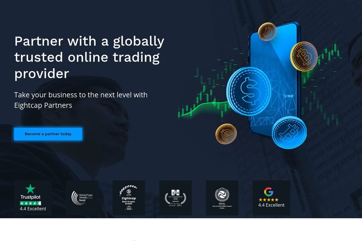 Eightcap Partners homepage
