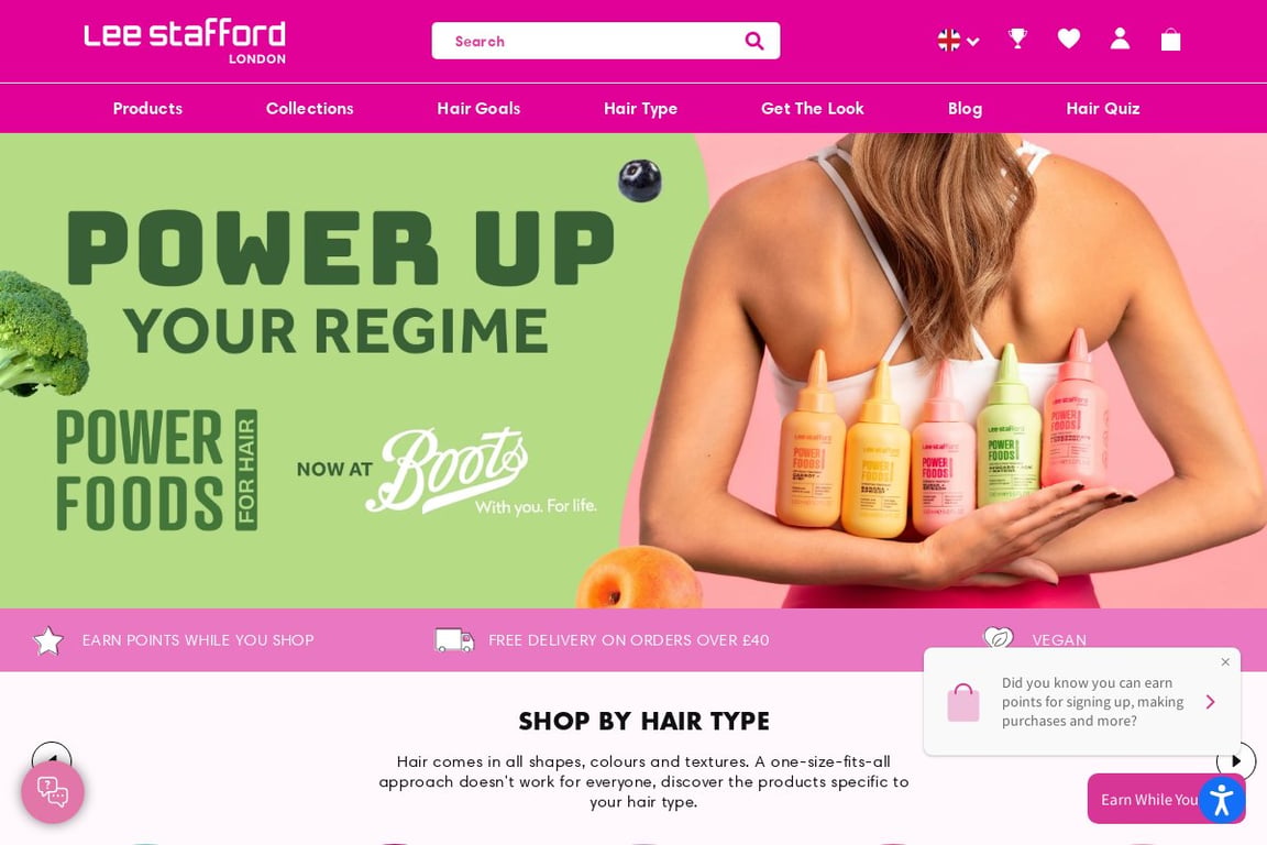 Lee Stafford homepage