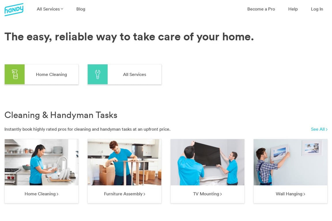 Handy homepage