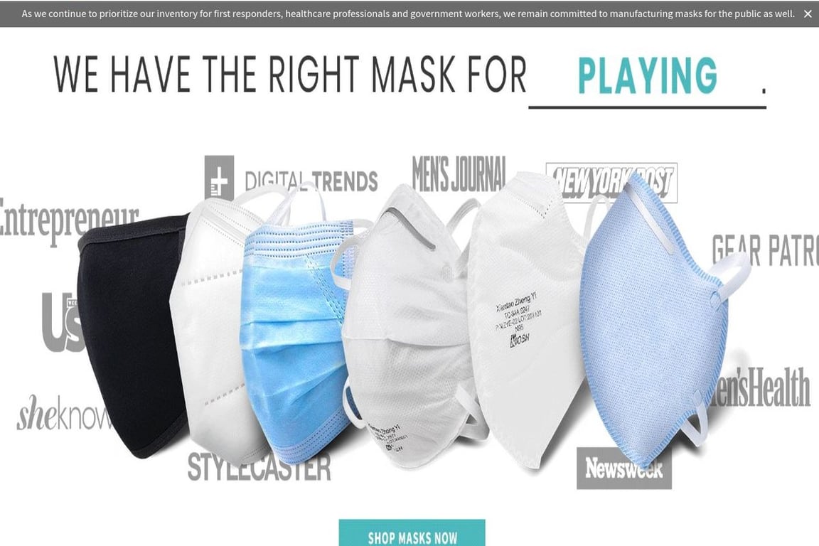 N95MASKCO homepage