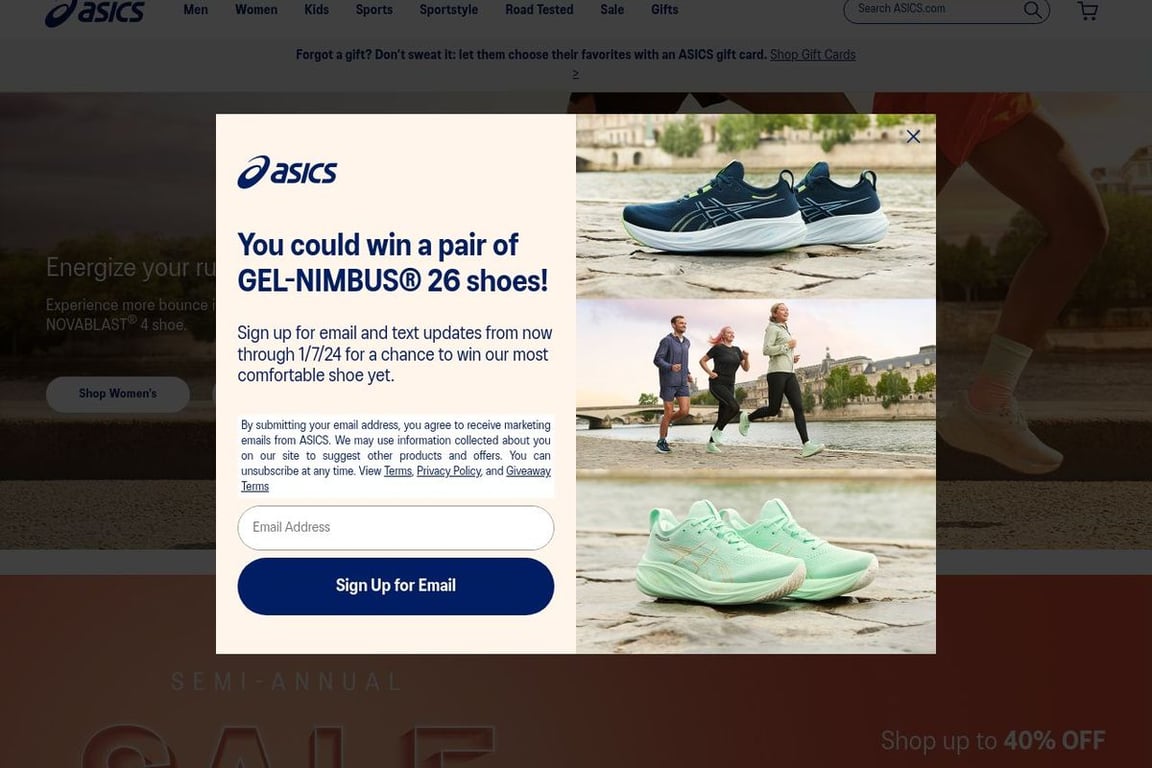 Asics 2025 america address