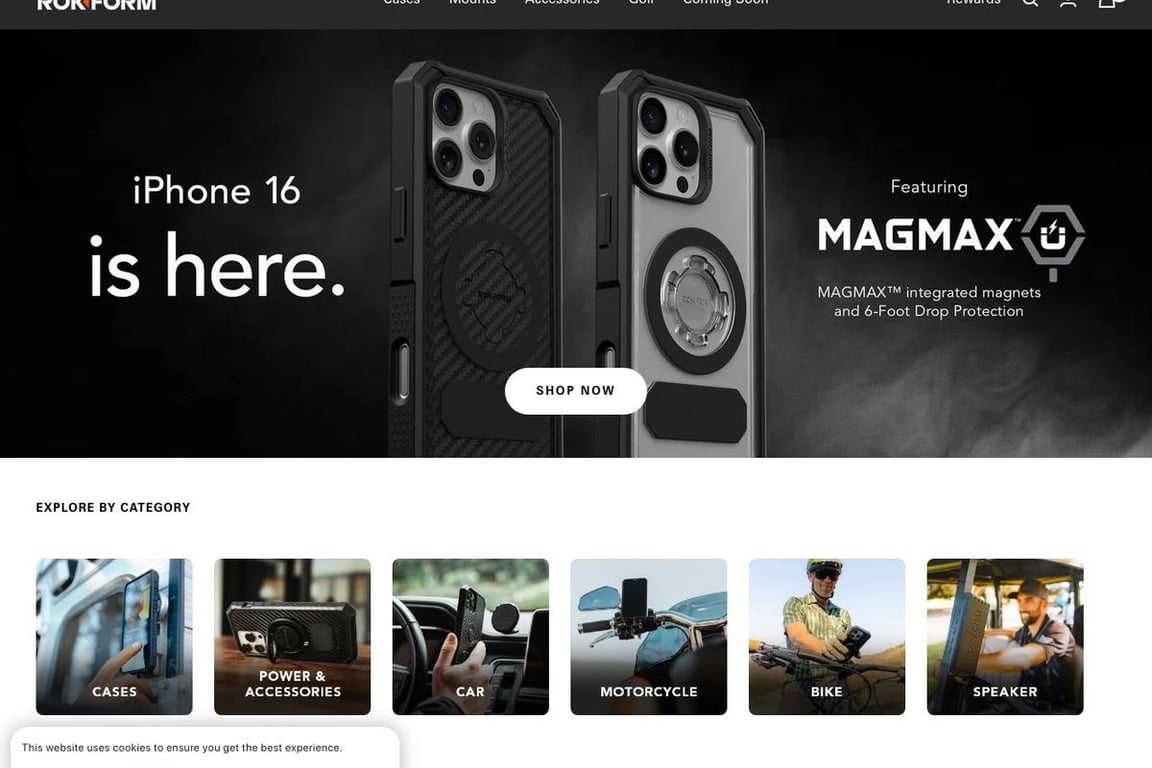 Rokform homepage