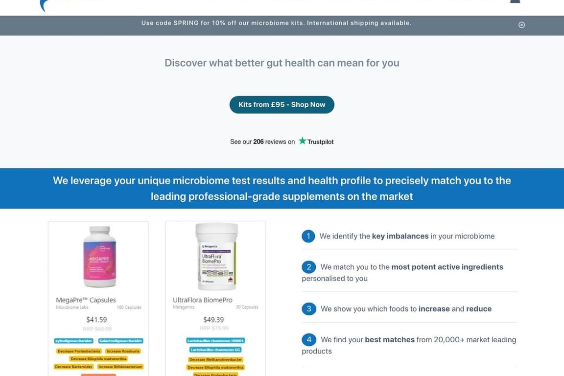 Biomesight homepage
