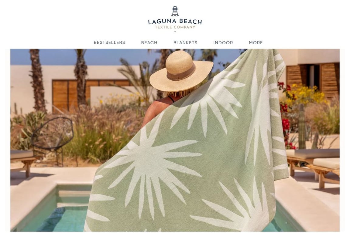 Laguna Beach Textile Company homepage