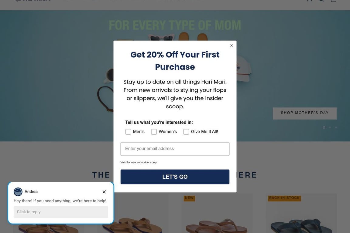 Hari Mari homepage