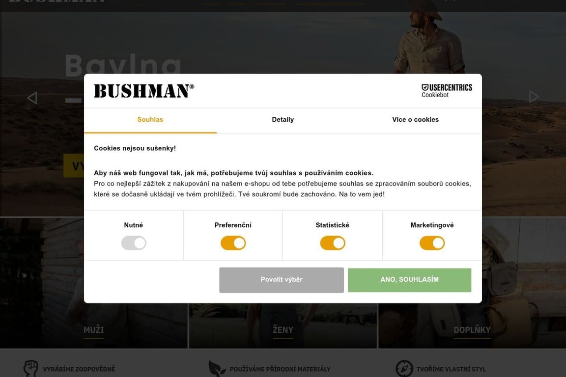 Bushman homepage