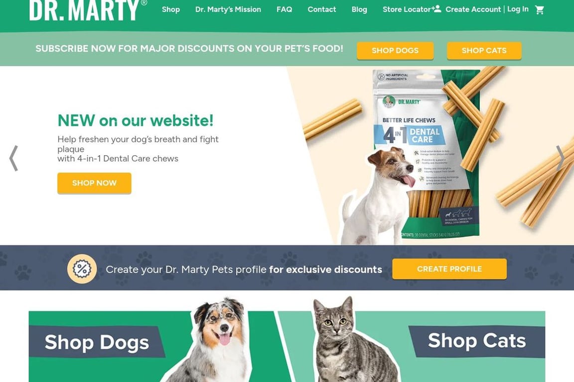 Dr marty hotsell pet food coupon