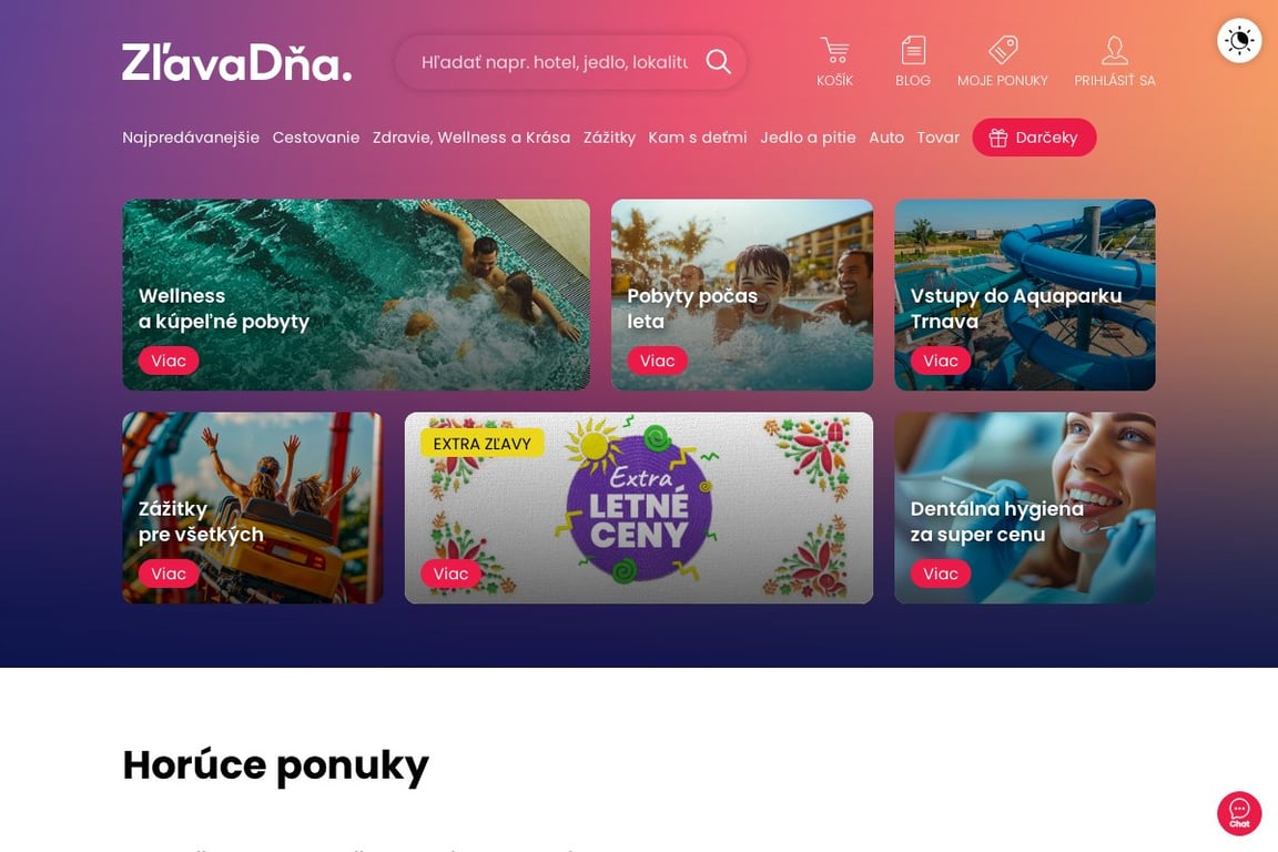 Zlavadna homepage