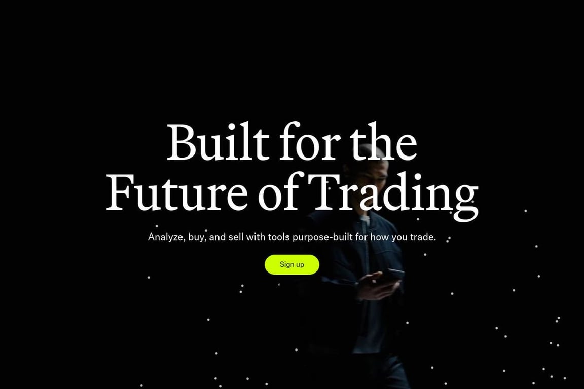Robinhood homepage