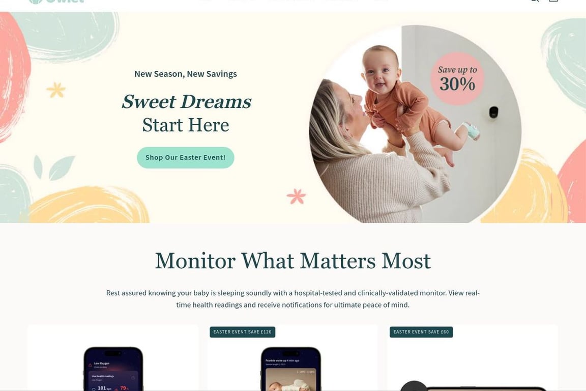 Owlet homepage