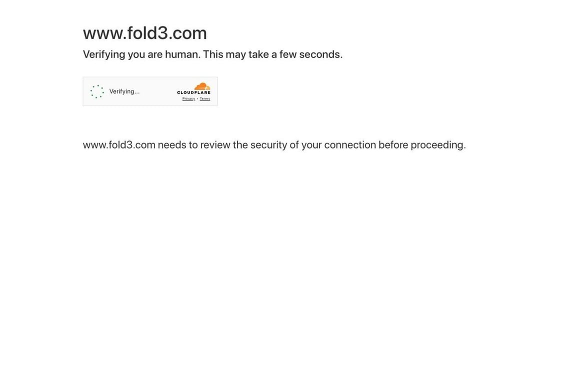 Fold3.com homepage