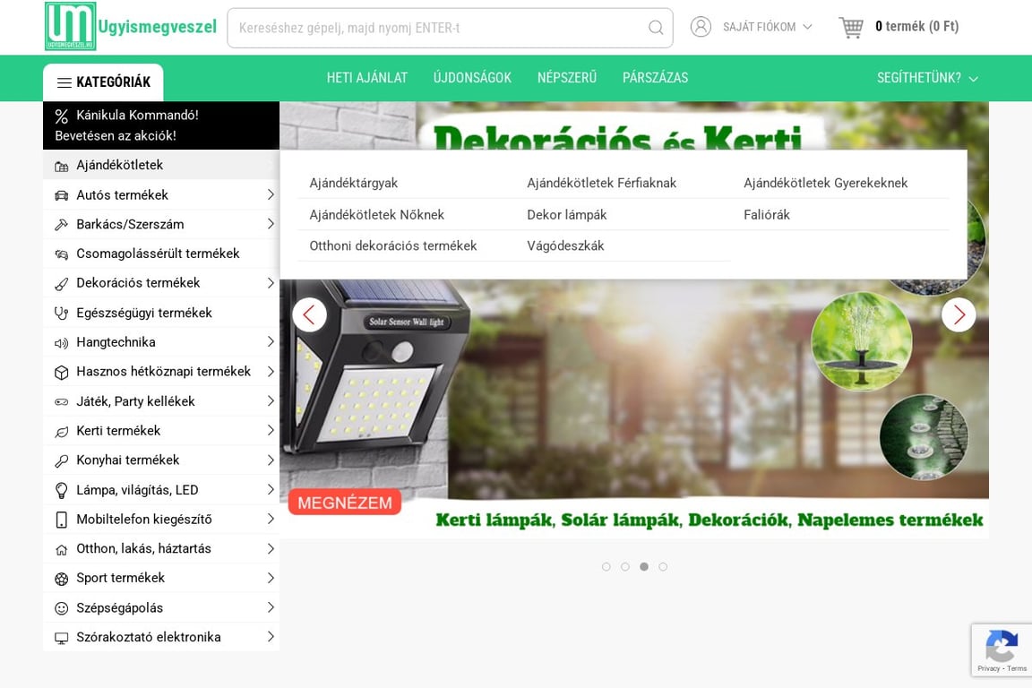 Ugyismegveszel homepage