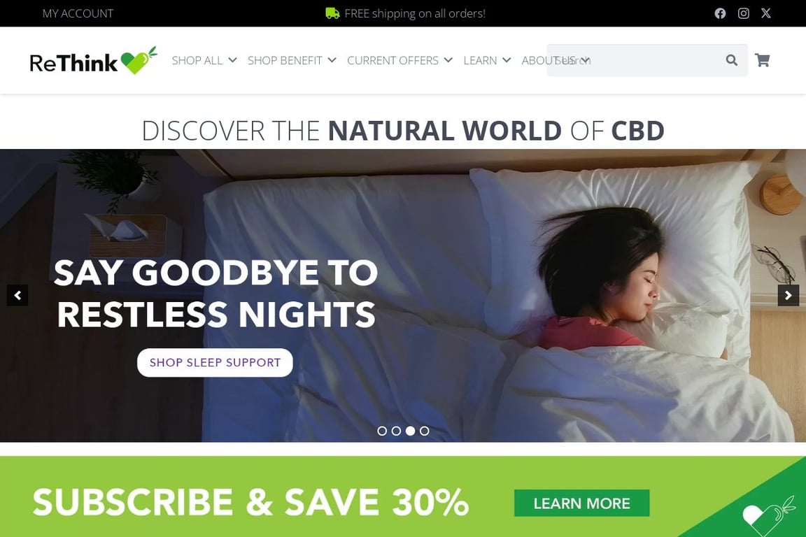 ReThink homepage